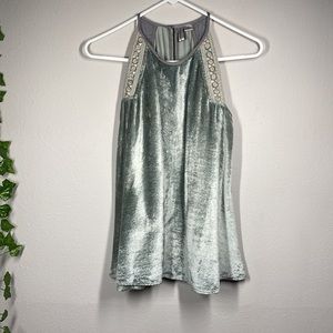 Anthropologie Blank London Eyre Velvet Halter Top